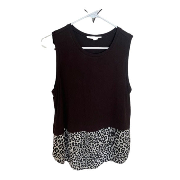 MICHAEL Kors Women’s Small (S) Animal Print Tank Top sleeveless NWOT - Picture 1 of 3